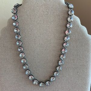 Vintage crystal necklace -NEW- with multi sizers
